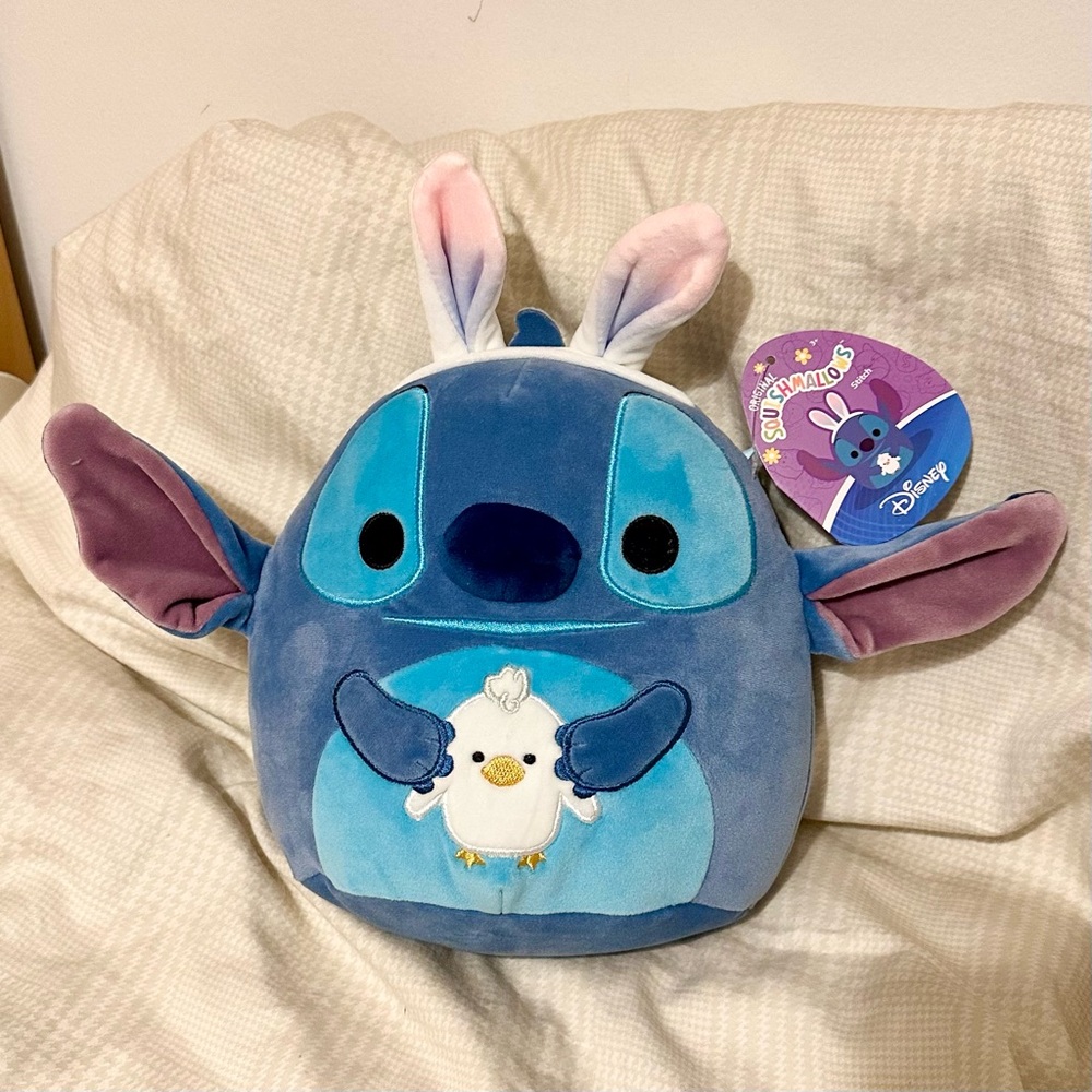 BNWT 8” Disney Easter Stitch Squishmallow